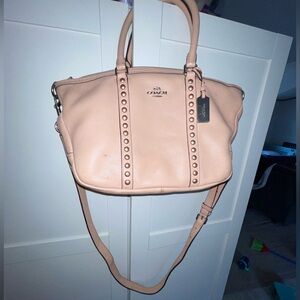 Coach Pink Leather Bag